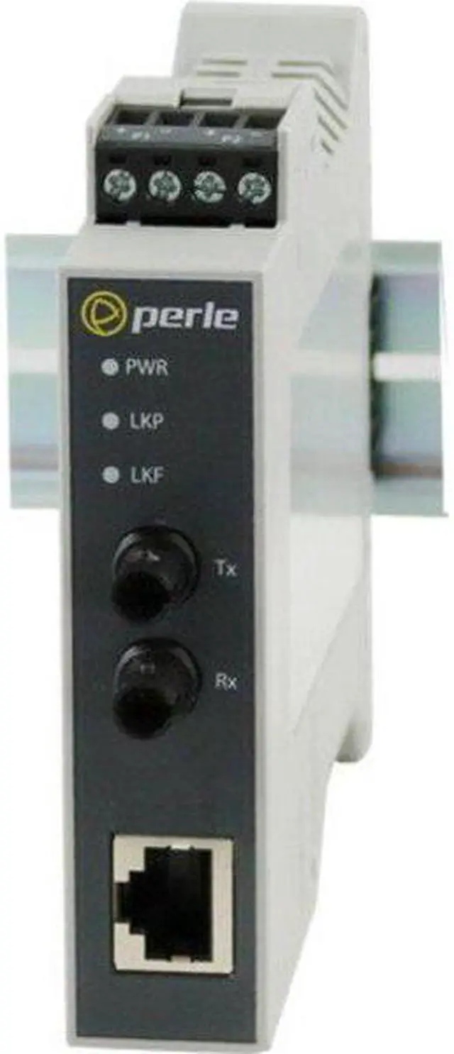 Alt view image 3 of 6 - Perle SR-100-ST2-XT Transceiver/Media Converter 05091210