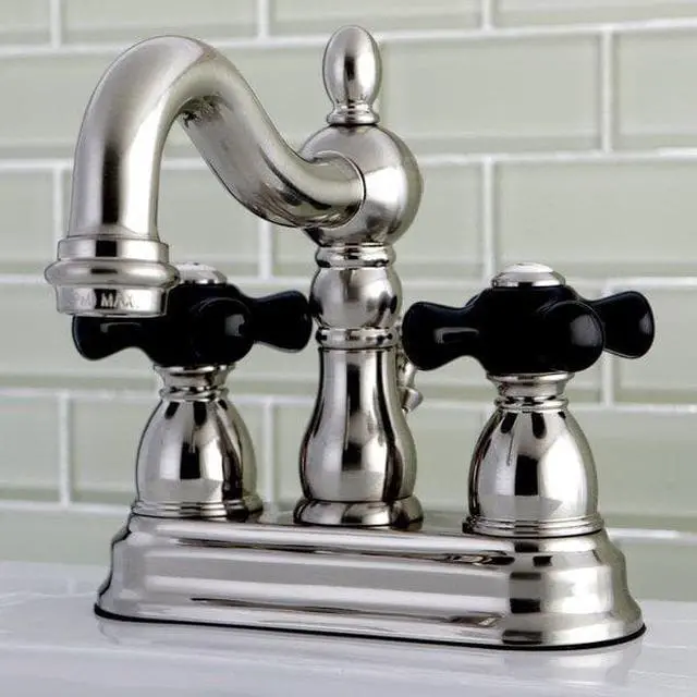 Alt view image 6 of 7 - Kingston Brass KB1608PKX 4" Centerset Lavatory Faucet with Retail Pop-Up, SN