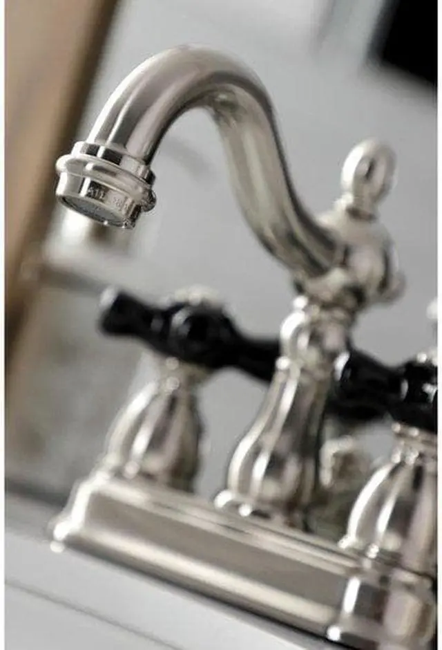 Alt view image 4 of 7 - Kingston Brass KB1608PKX 4" Centerset Lavatory Faucet with Retail Pop-Up, SN