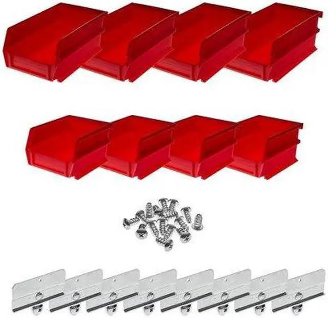 Alt view image 2 of 5 - LocBin 028-R Pegboard BinKit, Small/Medium, Red