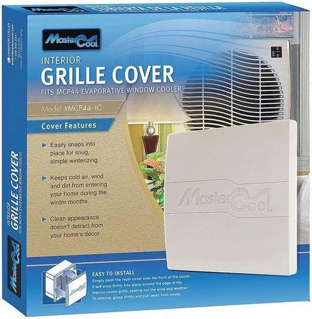 Alt view image 2 of 2 - MASTERCOOL MCP44-IC Grille Cover, High Impact Polystyrene