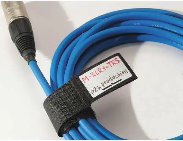 Alt view image 2 of 2 - RIP-TIE H-09-010-BU-WO Cable Tie Strap, 9 in L, 2.30 in Max Bundle Dia., Blue,