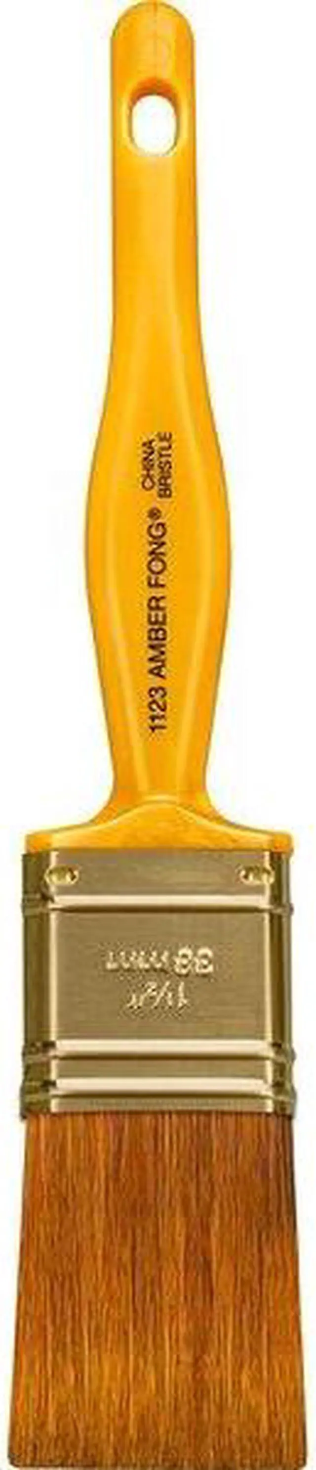 Alt view image 3 of 3 - WOOSTER 1123-1 1/2 1-1/2" Wall Soft, Brown China Bristle, Paint Brush, Plastic