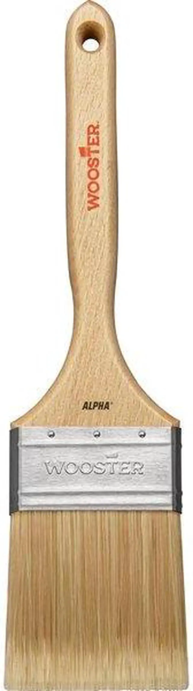 Alt view image 3 of 4 - WOOSTER 4232-3 3" Flat Sash Firm, Micro Tip Bristle, Paint Brush, Wood Handle
