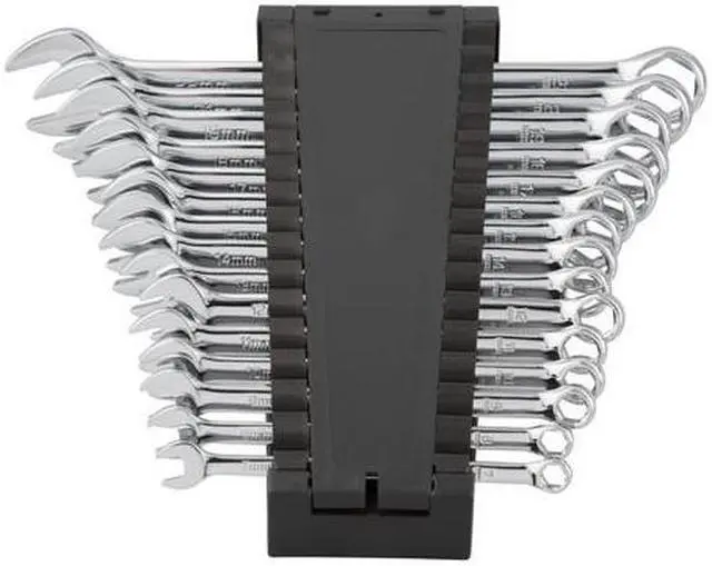 Alt view image 3 of 6 - STEELMAN 78533 15-Piece Metric 6-Point Combination Wrench Set