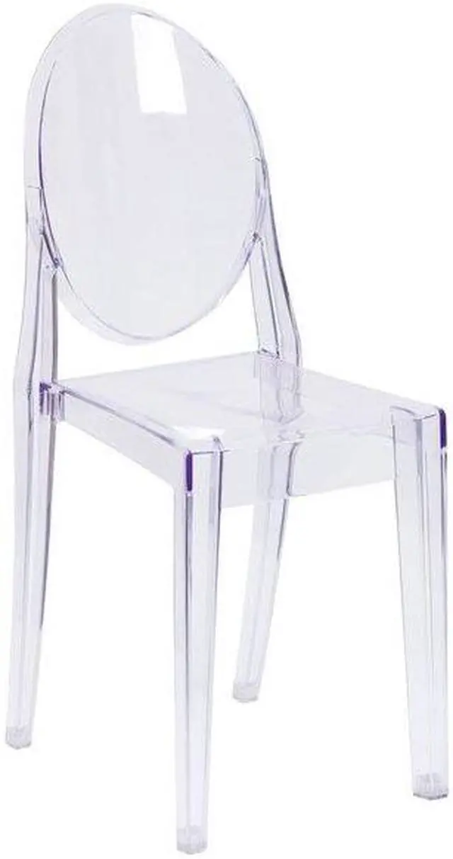 Alt view image 10 of 17 - 4 Pack Cheryl Ghost Side Chair in Transparent Crystal