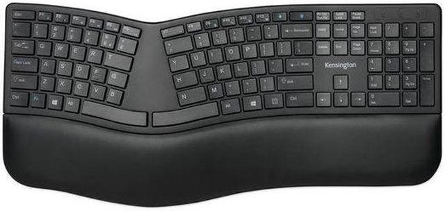 Alt view image 8 of 20 - Kensington Pro Fit Ergo Wireless Keyboard-Black K75401US