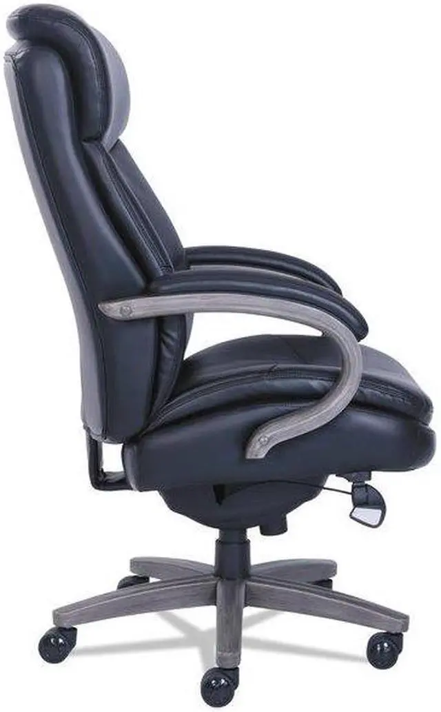 Alt view image 5 of 8 - La-Z-Boy 48961A Woodbury Big and Tall Executive Chair, Black