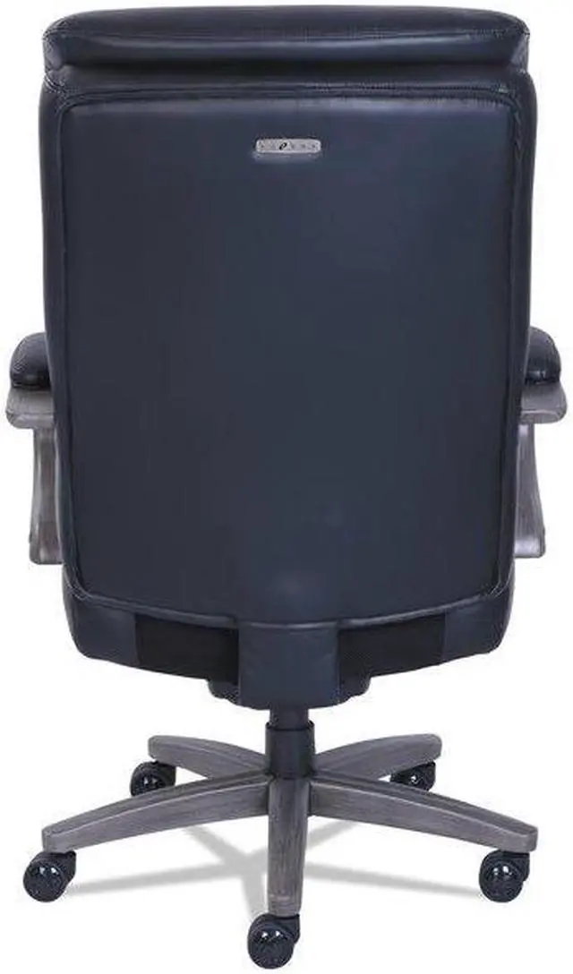 Alt view image 6 of 8 - La-Z-Boy 48961A Woodbury Big and Tall Executive Chair, Black