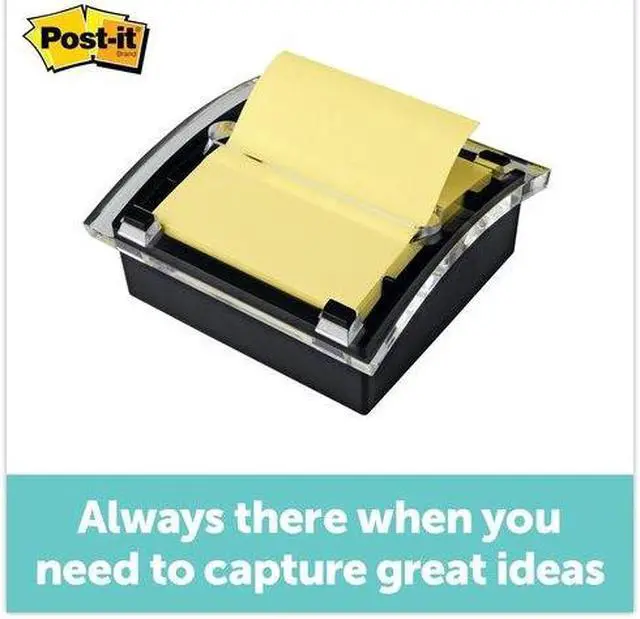 Alt view image 7 of 8 - Recycled Pop-up Notes 3 x 3 Canary Yellow 100-Sheet 12/Pack