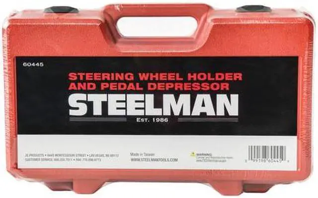 Alt view image 7 of 7 - STEELMAN 60445 Steering Wheel Holder and Pedal Depressor Kit