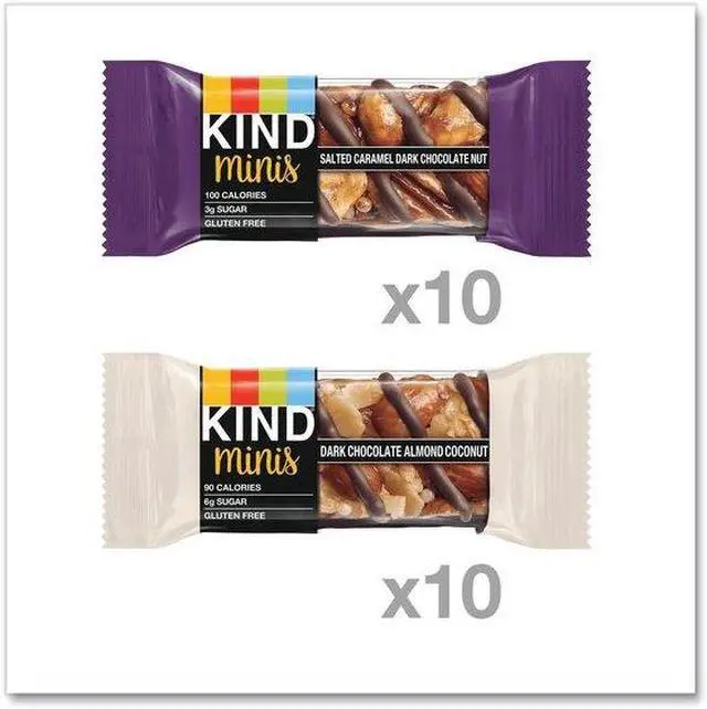 Alt view image 6 of 10 - Minis, Peanut Butter Dark Chocolate Peanut Butter, 0.7 oz, 20/Pack 27967