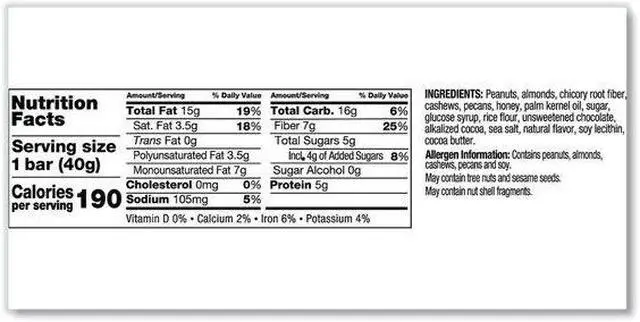 Alt view image 11 of 13 - KIND Food,Sltd Carml/Drkchcnut 26961