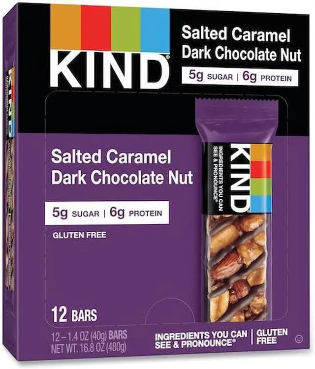 Alt view image 13 of 13 - KIND Food,Sltd Carml/Drkchcnut 26961