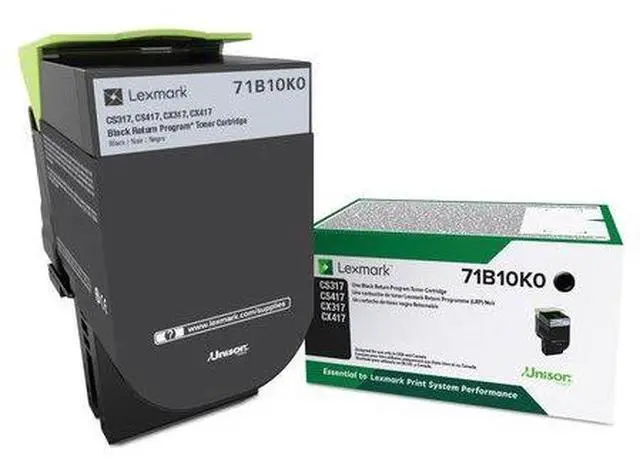 Alt view image 7 of 12 - Lexmark 71b10k0 Unison Toner, 3,000 Page-Yield, Black 71B10K0