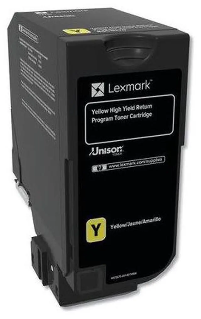Alt view image 5 of 11 - Lexmark Toner,Cx725,Hy,Rtn,Yl 84C1HY0