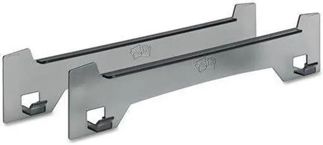 Alt view image 4 of 7 - Post-it Wall Easel with Hanger, Adhesive Mount, Plastic, Smoke, 2/Pack