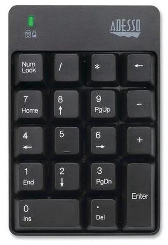 Alt view image 17 of 20 - Adesso WKB-6010UB - Wireless Spill Resistant 18-Key Numeric Keypad