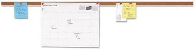 Alt view image 4 of 7 - Universal Cork Bulletin Bar - UNV43436