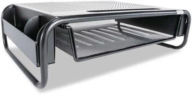 Alt view image 12 of 15 - Allsop 32166 Metal Art Organizer 5 Monitor Stand, Black