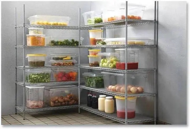 Alt view image 11 of 12 - Food/tote Boxes, 5gal, 12w X 18d X 9h, Clear