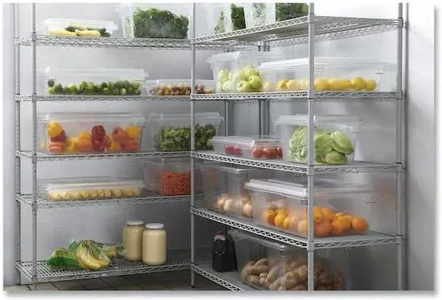 Alt view image 12 of 12 - Food/tote Boxes, 5gal, 12w X 18d X 9h, Clear