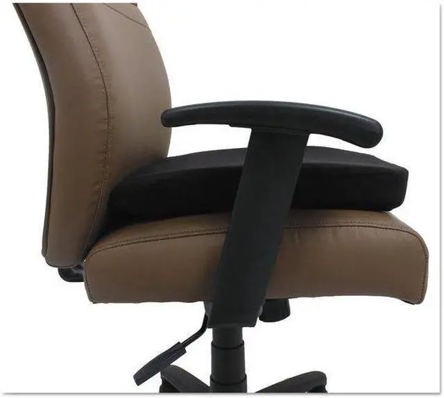 Alt view image 11 of 13 - Cooling Gel Memory Foam Seat Cushion, 16 1/2 x 15 3/4 x 2 3/4, Black ALECGC511