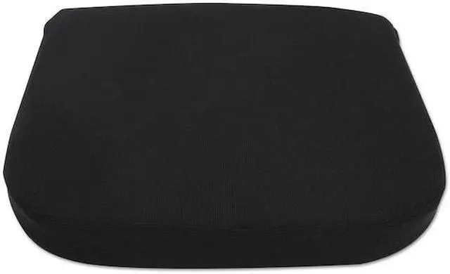 Alt view image 12 of 13 - Cooling Gel Memory Foam Seat Cushion, 16 1/2 x 15 3/4 x 2 3/4, Black ALECGC511