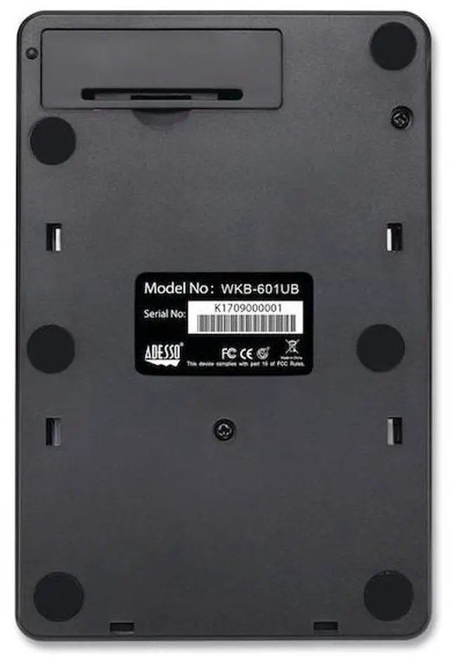 Alt view image 20 of 20 - Adesso WKB-6010UB - Wireless Spill Resistant 18-Key Numeric Keypad