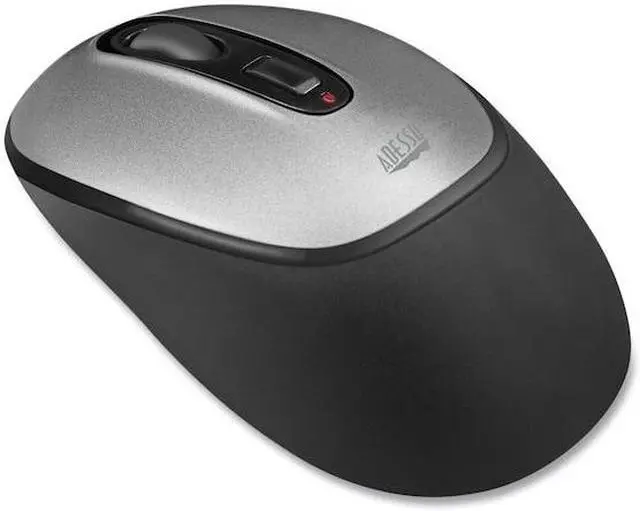Alt view image 18 of 20 - Adesso iMouse A10 Antimicrobial 1600dpi 2.4GHz Wireless Mouse - Black/Silver