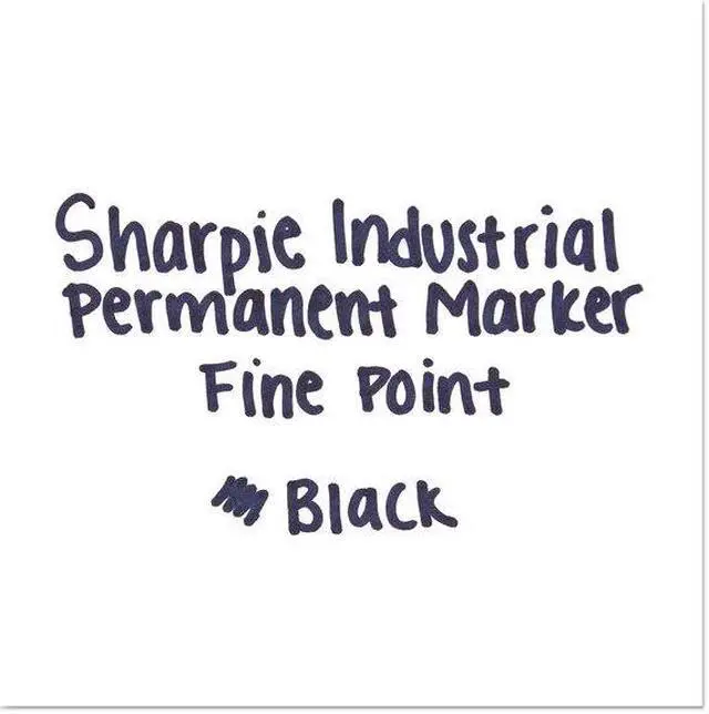 Alt view image 8 of 10 - Sharpie 2003898 Industrial Permanent Markers - Office Pack, Black