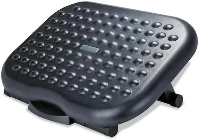 Alt view image 14 of 15 - Alera Relaxing Adjustable Footrest 13 3/4w x 17 3/4d x 4 1/2 to 6 3/4h Black FS212