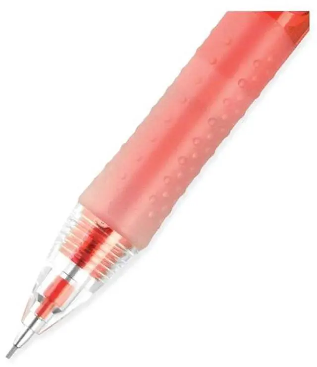 Alt view image 11 of 18 - Uni-ball Chroma Mechanical Pencil, 0.7 mm, HB (#2), Black Lead, Red Barrel, Dozen