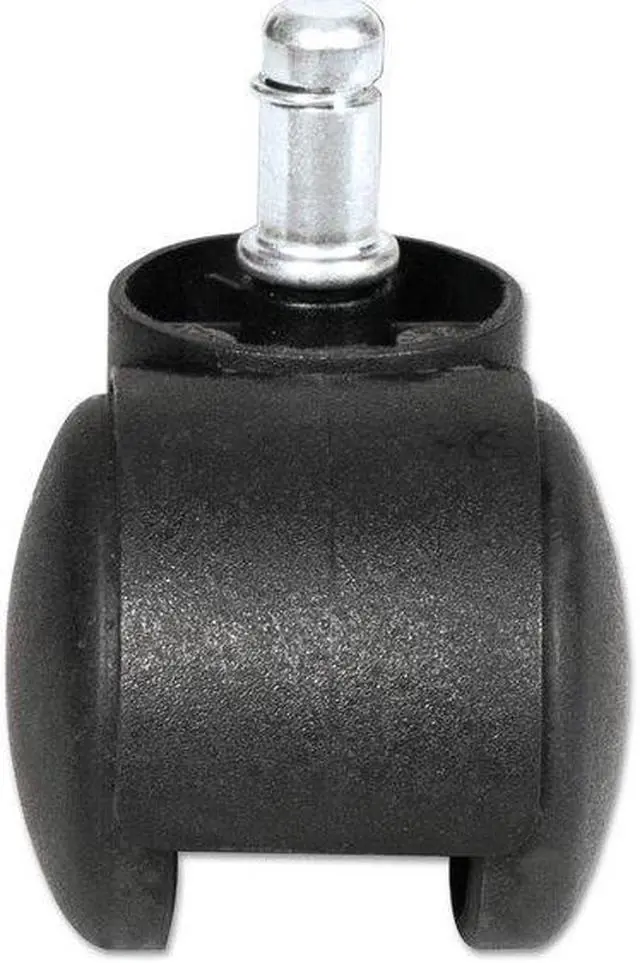 Alt view image 11 of 13 - Alera Dual Wheel Hooded Casters B Stem 1 1/2" Caster Black CASTERHT1