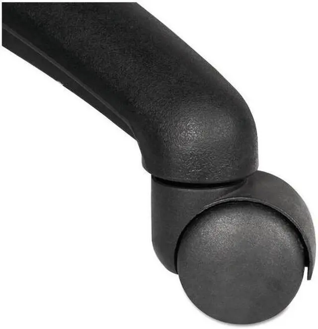 Alt view image 13 of 13 - Alera Dual Wheel Hooded Casters B Stem 1 1/2" Caster Black CASTERHT1