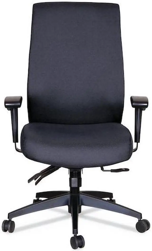 Alt view image 16 of 20 - Alera Wrigley Series 24/7 High Performance High-Back Multifunction Task Chair Black HPT4101