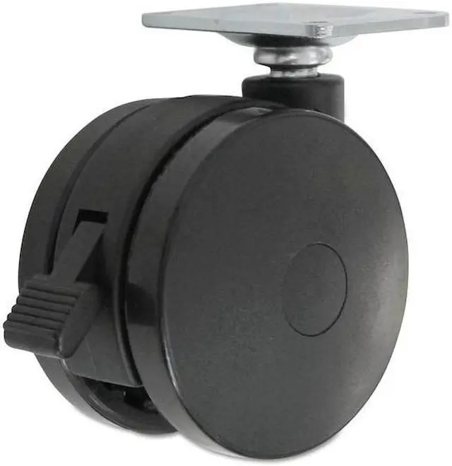 Alt view image 15 of 16 - Alera Casters for Height-Adjustable Table Bases Black 4/Set HT3004
