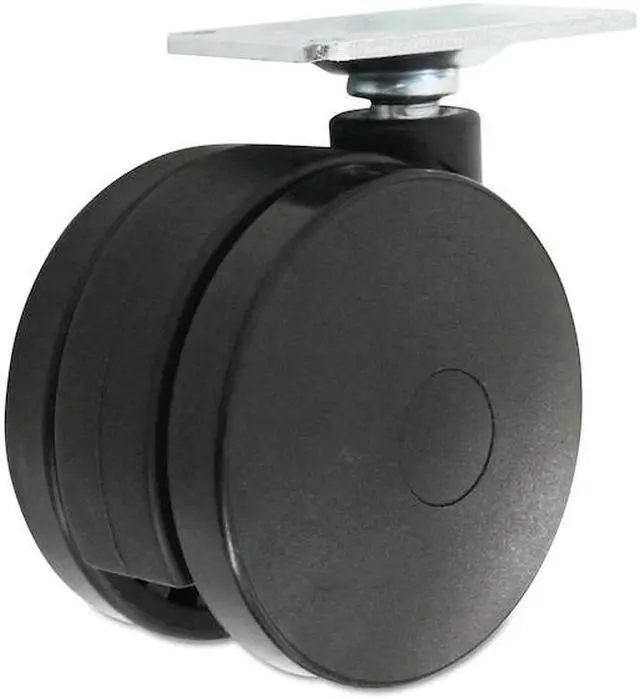 Alt view image 16 of 16 - Alera Casters for Height-Adjustable Table Bases Black 4/Set HT3004