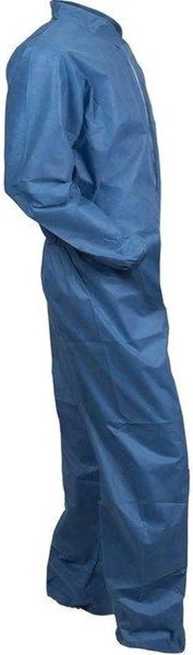 Alt view image 7 of 8 - KLEENGUARD 58504 Disposable Coveralls, Collared, XL, SMMMS, Zipper, Elastic
