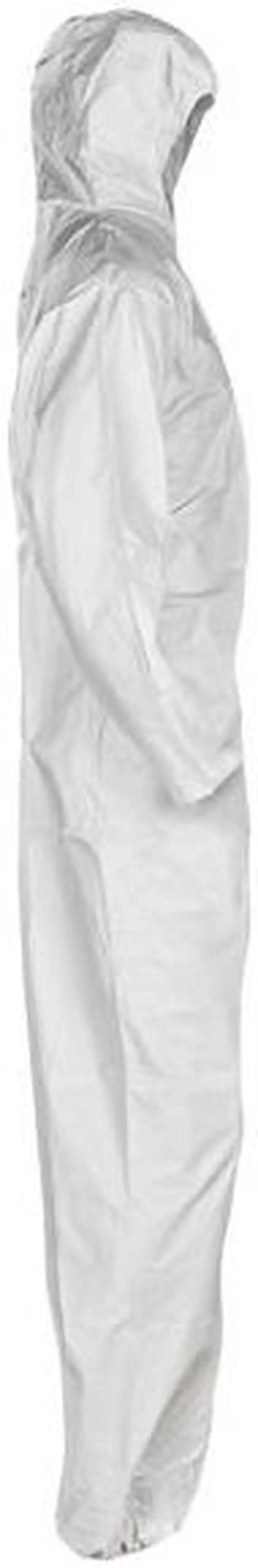 Alt view image 3 of 8 - KLEENGUARD 49114 Disposable Coveralls, Hooded, XL, SMMMS, Zipper, Elastic Cuff,