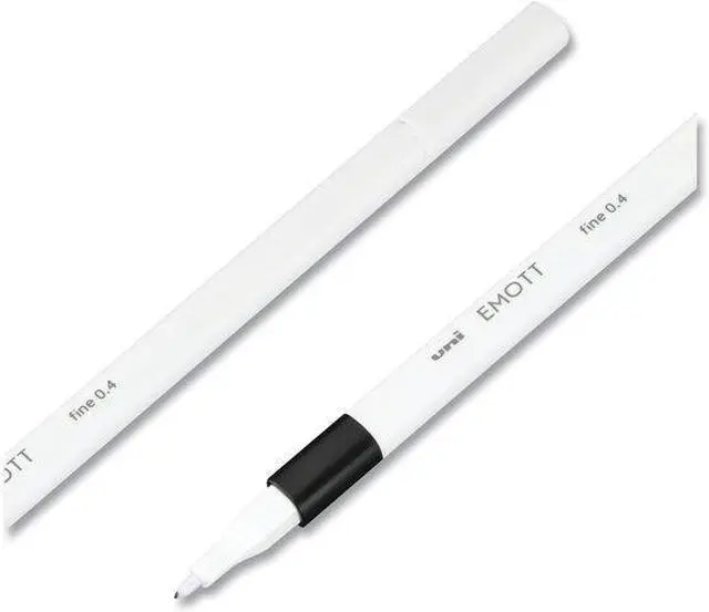 Alt view image 9 of 11 - Uniball EMOTT Porous Point Pens Fine 0.4 mm Assorted Ink 10 Pack 24836