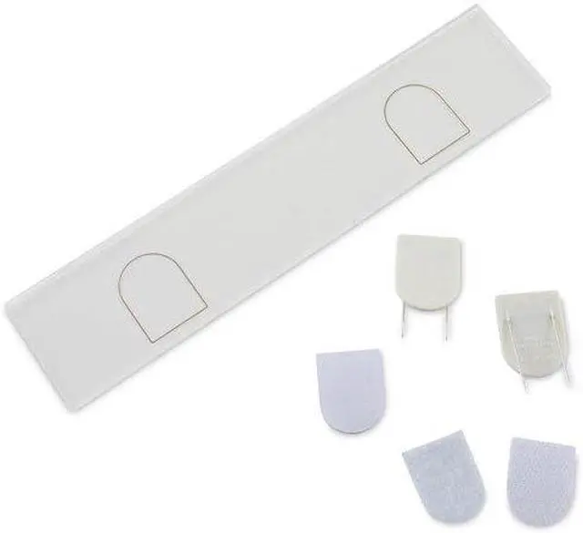 Alt view image 4 of 6 - Advantus AVT-75329 Panel Wall Sign Name Holder, Acrylic, 9 x 2, 6-Pack, Clear