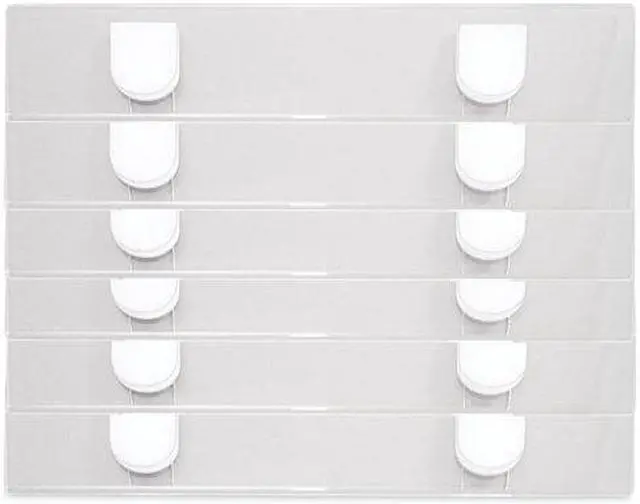 Alt view image 6 of 6 - Advantus AVT-75329 Panel Wall Sign Name Holder, Acrylic, 9 x 2, 6-Pack, Clear