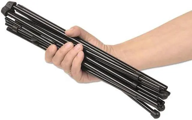 Alt view image 18 of 20 - UNIVERSAL Instant Setup Foldaway Easel Adjusts 15" to 61" High Steel Black 43029