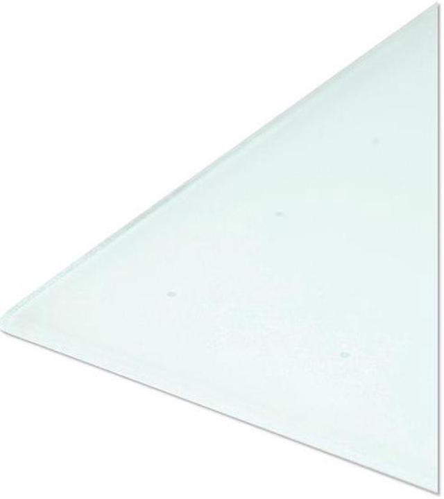 Alt view image 9 of 12 - Floating Glass Ghost Grid Dry Erase Board, 36 x 24 Inches, White Frosted Surface, Frameless UBR2798U0001