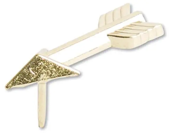 Alt view image 4 of 5 - Fashion Push Pins, Steel, Gold, 3/8", 36/Pack 3083U0624