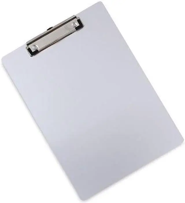Alt view image 5 of 10 - Universal 40301 Aluminum Clipboard With Low Profile Clip, 1/2 Inch Capacity, 8 X 11 1/2 Sheets