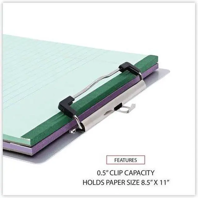 Alt view image 6 of 10 - Universal 40301 Aluminum Clipboard With Low Profile Clip, 1/2 Inch Capacity, 8 X 11 1/2 Sheets