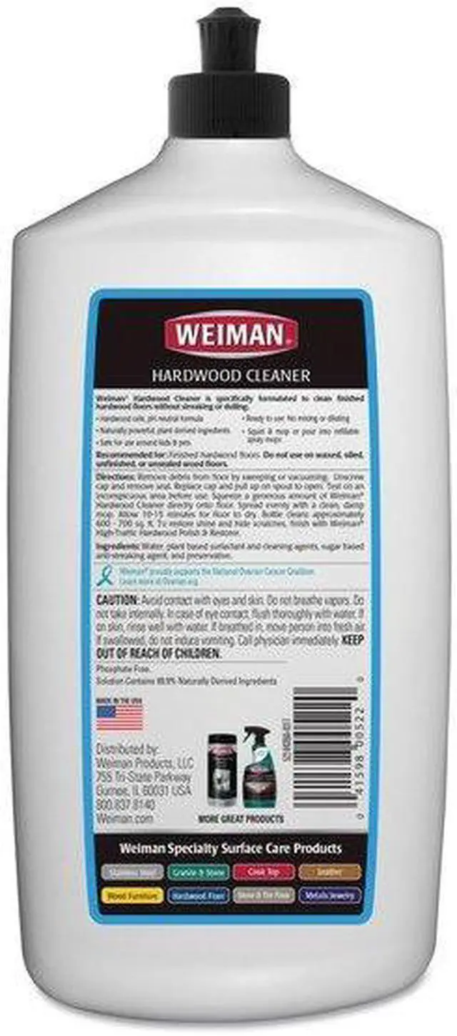 Alt view image 10 of 10 - WEIMAN Hardwood Floor Cleaner 32 oz Squeeze Bottle 522EA