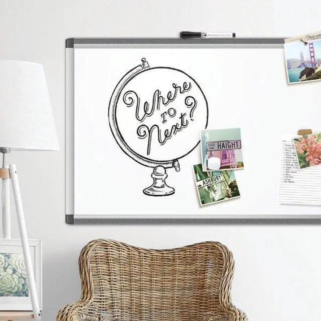 Alt view image 10 of 15 - PINIT Magnetic Dry Erase Board, 48 x 36 Inches, Silver Aluminum Frame UBR2807U0001